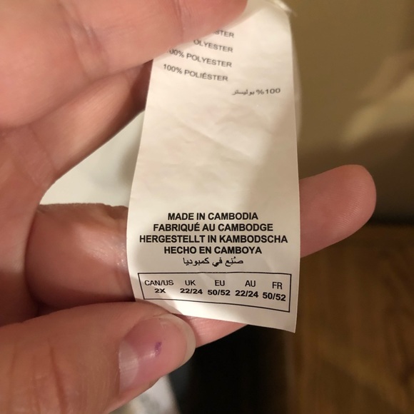 White Sheer Sleeveless Blouse - Picture 3 of 3